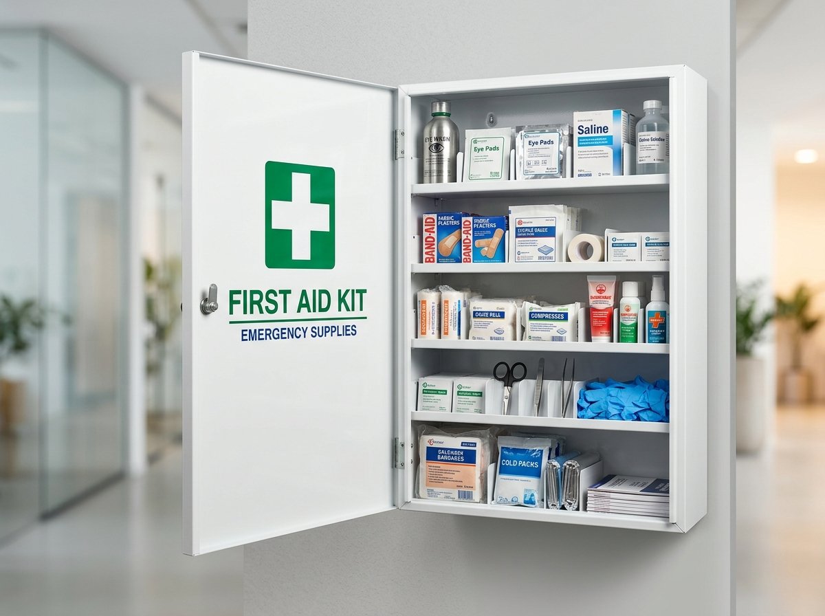 Corporate Workplace First Aid Cabinet (50 Person Kit)